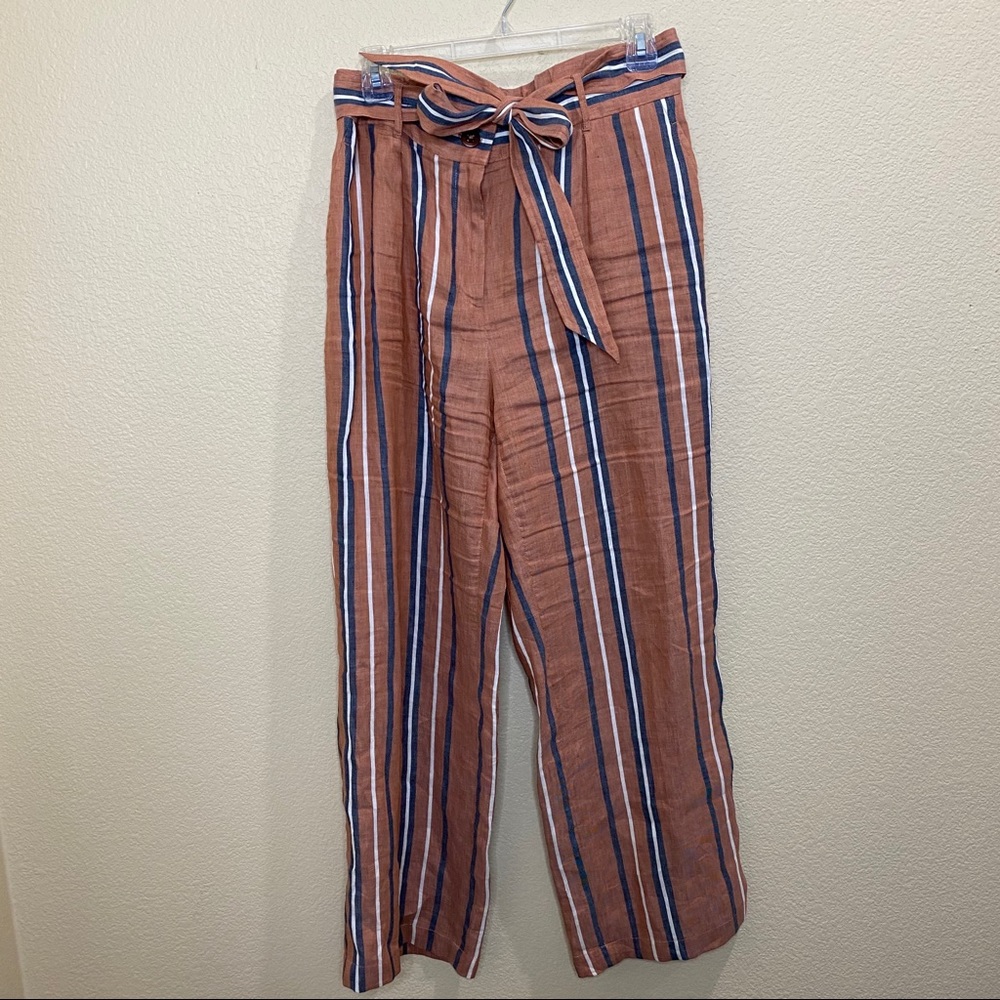 Per Se Linen blend crop pants
